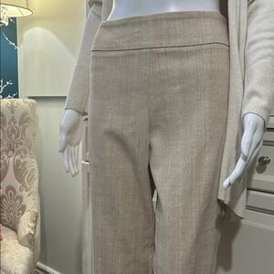 Chic Beige Women's Straight Leg Pants